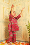 Pink Jaipuri Co-ord Set - Puddle Fashion
