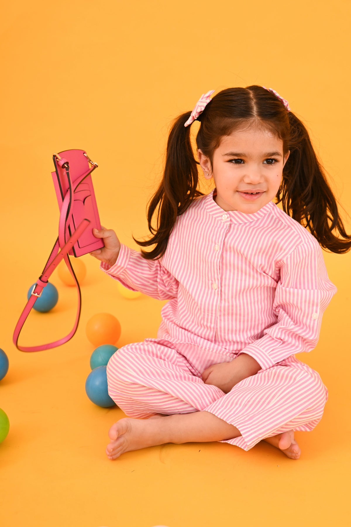 Pink Stripes Co-ord Set - Puddle Fashion