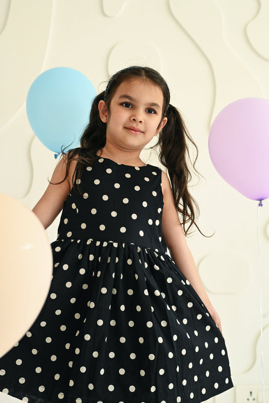 Polka Dot Dress - Puddle Fashion