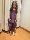 Royal Plum Tulip Dhoti Set - Puddle Fashion