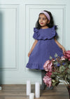 Solid Purple Dress - Puddle Fashion