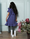 Solid Purple Dress - Puddle Fashion