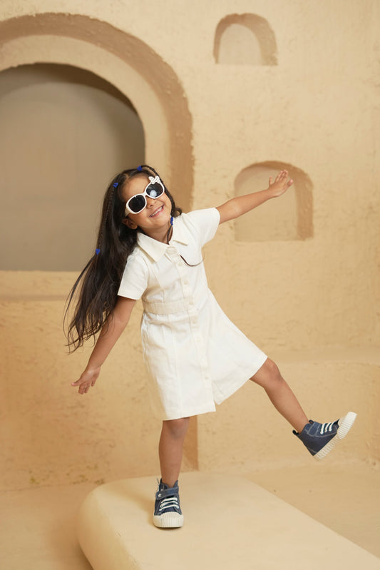 Twill Skater Dress - Puddle Fashion