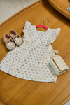 White Polka Dot Dress - Puddle Fashion