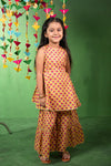 Yellow Floral Cotton Sibling Sets - Puddle Fashion